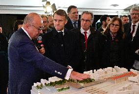 President Macron Visits Expansion Marseille Saint-Charles Site - Marseille