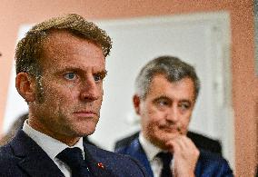 President Macron Inaugurates Baumettes 3 Extension - Marseille