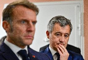 President Macron Inaugurates Baumettes 3 Extension - Marseille