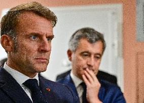 President Macron Inaugurates Baumettes 3 Extension - Marseille