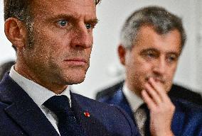 President Macron Inaugurates Baumettes 3 Extension - Marseille