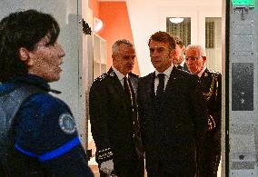 President Macron Inaugurates Baumettes 3 Extension - Marseille