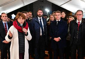 President Macron Visits Expansion Marseille Saint-Charles Site - Marseille