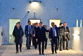 President Macron Inaugurates Baumettes 3 Extension - Marseille