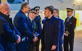 President Macron Inaugurates Baumettes 3 Extension - Marseille