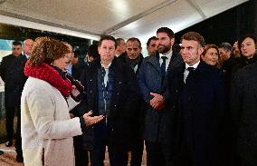President Macron Visits Expansion Marseille Saint-Charles Site - Marseille