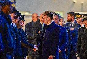 President Macron Inaugurates Baumettes 3 Extension - Marseille