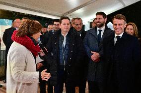 President Macron Visits Expansion Marseille Saint-Charles Site - Marseille
