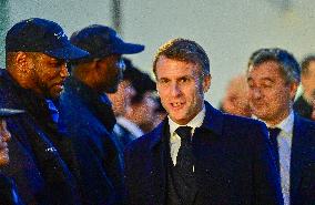 President Macron Inaugurates Baumettes 3 Extension - Marseille