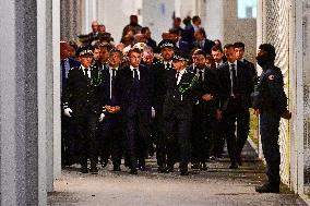 President Macron Inaugurates Baumettes 3 Extension - Marseille