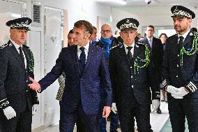 President Macron Inaugurates Baumettes 3 Extension - Marseille