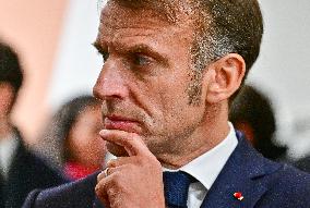 President Macron Inaugurates Baumettes 3 Extension - Marseille