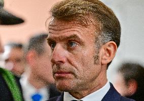 President Macron Inaugurates Baumettes 3 Extension - Marseille