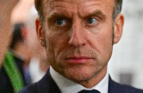 President Macron Inaugurates Baumettes 3 Extension - Marseille