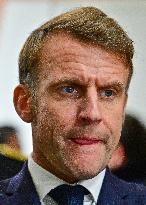 President Macron Inaugurates Baumettes 3 Extension - Marseille