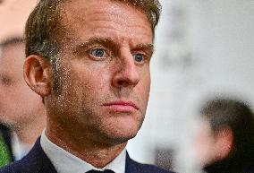 President Macron Inaugurates Baumettes 3 Extension - Marseille