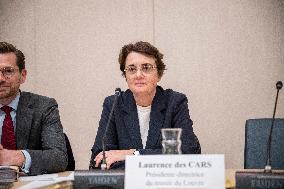 Senate Culture Committee at the French Senate - Paris