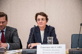 Senate Culture Committee at the French Senate - Paris