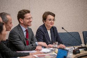 Senate Culture Committee at the French Senate - Paris