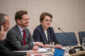 Senate Culture Committee at the French Senate - Paris
