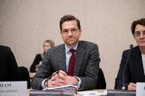 Senate Culture Committee at the French Senate - Paris