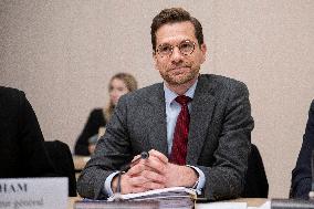 Senate Culture Committee at the French Senate - Paris