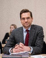 Senate Culture Committee at the French Senate - Paris