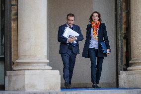 Weekly Cabinet Meeting - Paris