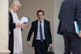 Weekly Cabinet Meeting - Paris