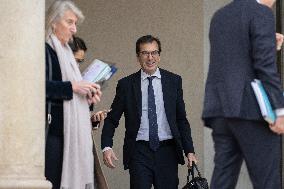 Weekly Cabinet Meeting - Paris