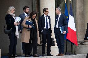 Weekly Cabinet Meeting - Paris