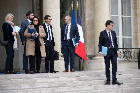 Weekly Cabinet Meeting - Paris