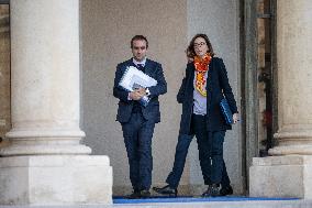 Weekly Cabinet Meeting - Paris