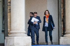 Weekly Cabinet Meeting - Paris