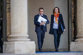 Weekly Cabinet Meeting - Paris