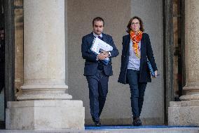 Weekly Cabinet Meeting - Paris