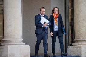 Weekly Cabinet Meeting - Paris