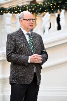 NO TABLOIDS - Prince Albert II And Princess Charlene Host Christmas Tree At Palace - Monaco