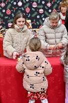 NO TABLOIDS - Prince Albert II And Princess Charlene Host Christmas Tree At Palace - Monaco