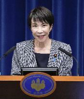 PM Takaichi meets press after parliamentary session ends