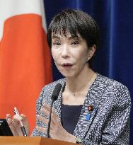 PM Takaichi meets press after parliamentary session ends