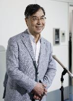 Nobel laureate Sakaguchi returns to Japan
