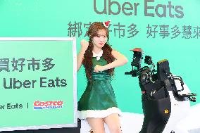 Lee Da Hye Attends Costco Uber Eats App Event in Taipei