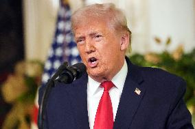 President Donald Trump Delivers An Address To The Nation - DC