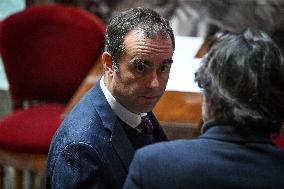 Session Of Questions To The Government At The National Assembly - Paris