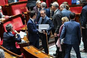 Session Of Questions To The Government At The National Assembly - Paris