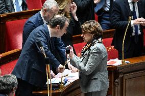 Session Of Questions To The Government At The National Assembly - Paris