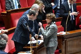 Session Of Questions To The Government At The National Assembly - Paris