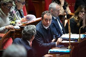 Session Of Questions To The Government At The National Assembly - Paris