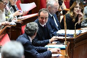 Session Of Questions To The Government At The National Assembly - Paris
